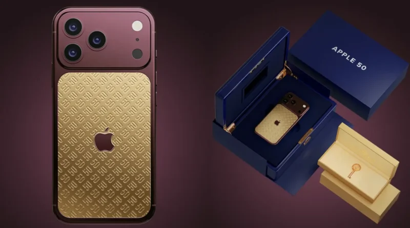 Apple lança iPhone 18 Pro de ouro em comemoração aos 50 anos da marca, com preço superior a R$ 40 mil