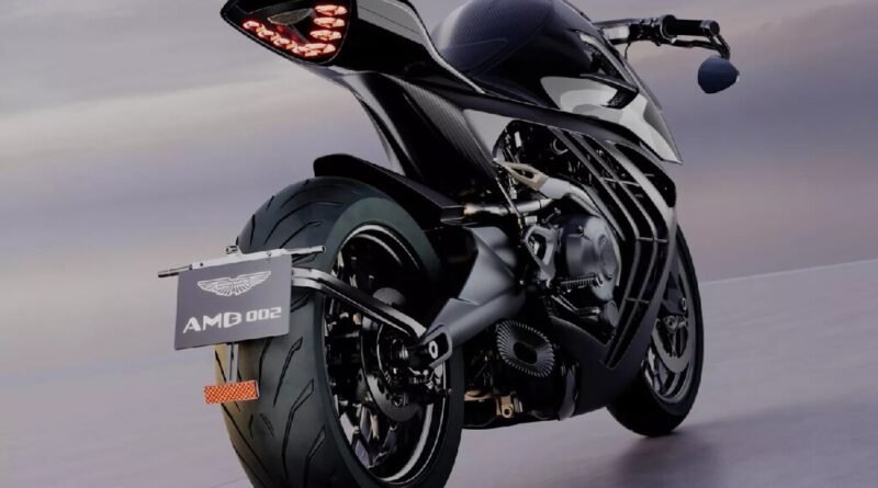 Aston Martin apresenta sua primeira moto de rua com 130 cv e chassi de titânio em edição limitada a 300 unidades