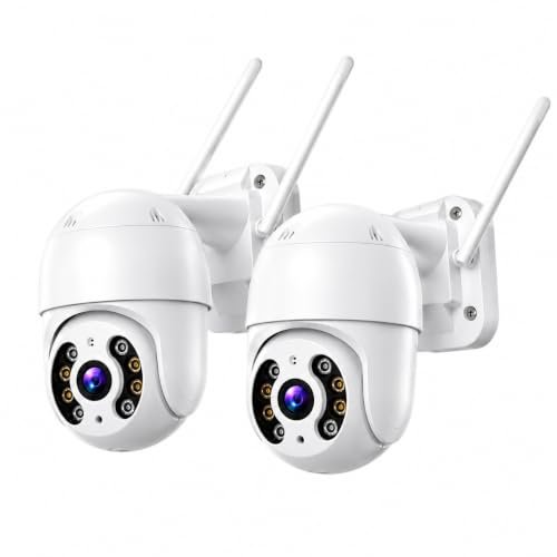 Kit com 2 Câmeras de Segurança Wi-Fi Externa IP A8