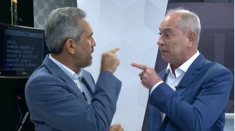 Elmano e Ciro trocam acusações em debate no Ceará