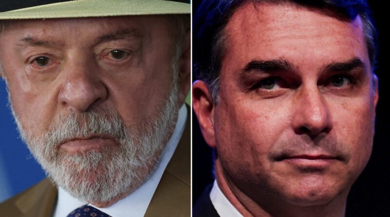Flávio Bolsonaro e Zema ultrapassam Lula em cenários de segundo turno, revela pesquisa AtlasIntel/Bloomberg; presidente é líder no primeiro turno