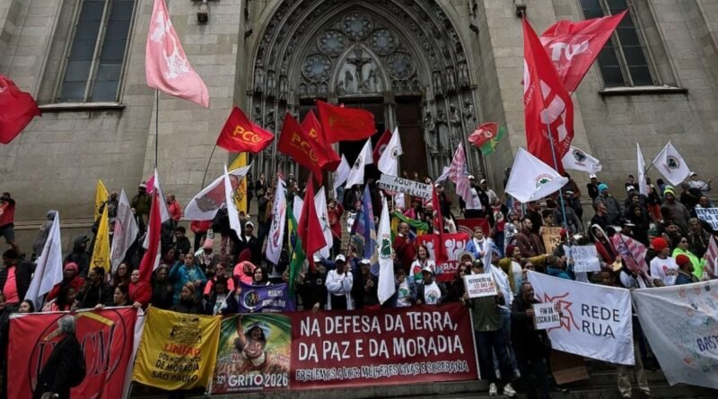 Grito dos Excluídos pede ações contra feminicídio durante celebrações de 7 de Setembro