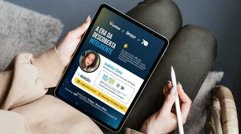 Isabela Cleto aborda a busca de informações na era da inteligência artificial em palestra