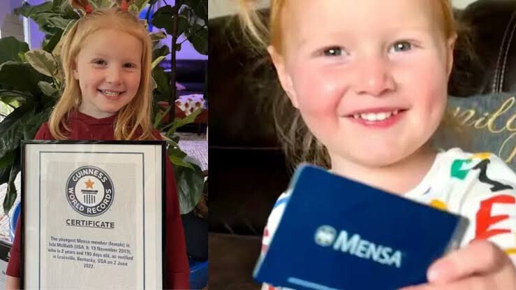 Menina de 18 meses aprende o alfabeto sozinha e se torna a integrante feminina mais jovem da Mensa ao começar a ler aos 2 anos