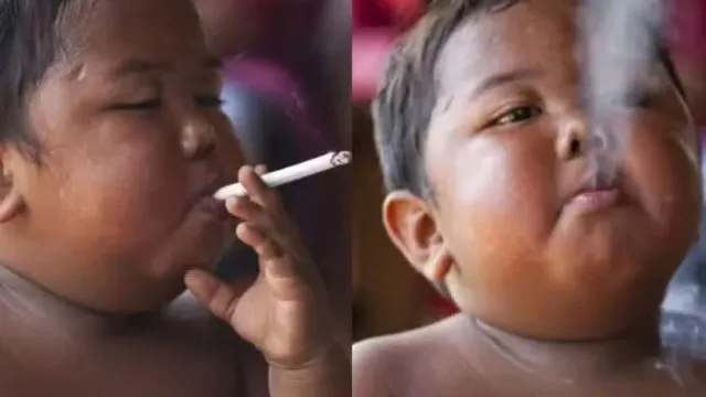 Menino que fumava 40 cigarros por dia surpreende com sua transformação