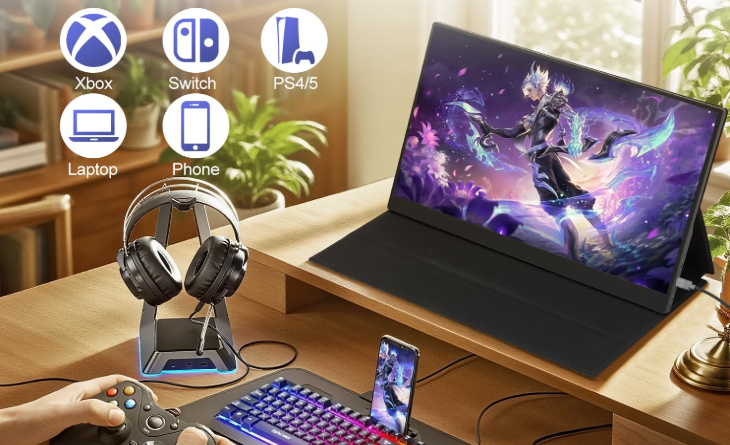 Monitor portátil ANTUVI de 15,6 polegadas tem preço reduzido na promoção Esquenta 9.9 da Amazon