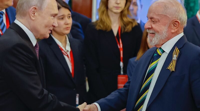 Putin felicita Lula pela celebração do 7 de Setembro