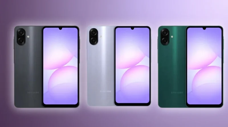 Samsung Galaxy A07s é lançado com bateria de 5.000 mAh e promete 6 anos de suporte
