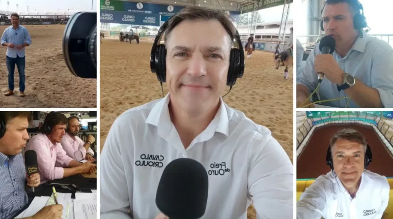 Sandro Fávero comemora uma década como narrador do Freio de Ouro