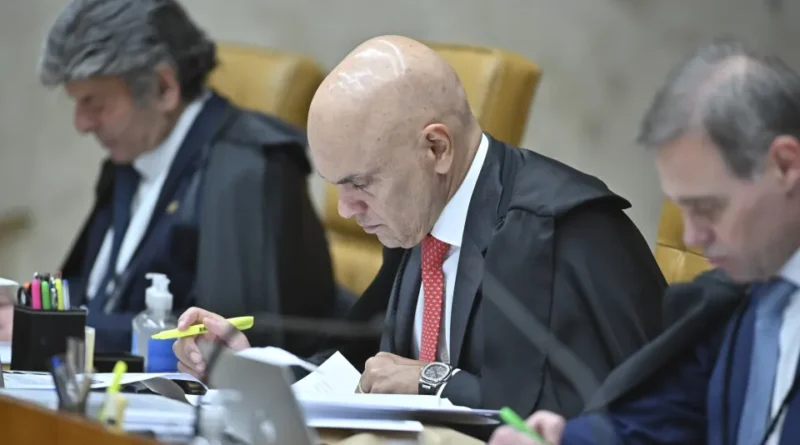 STF estabelece procedimento para sessão que avaliará diálogos entre Moraes e Vorcaro