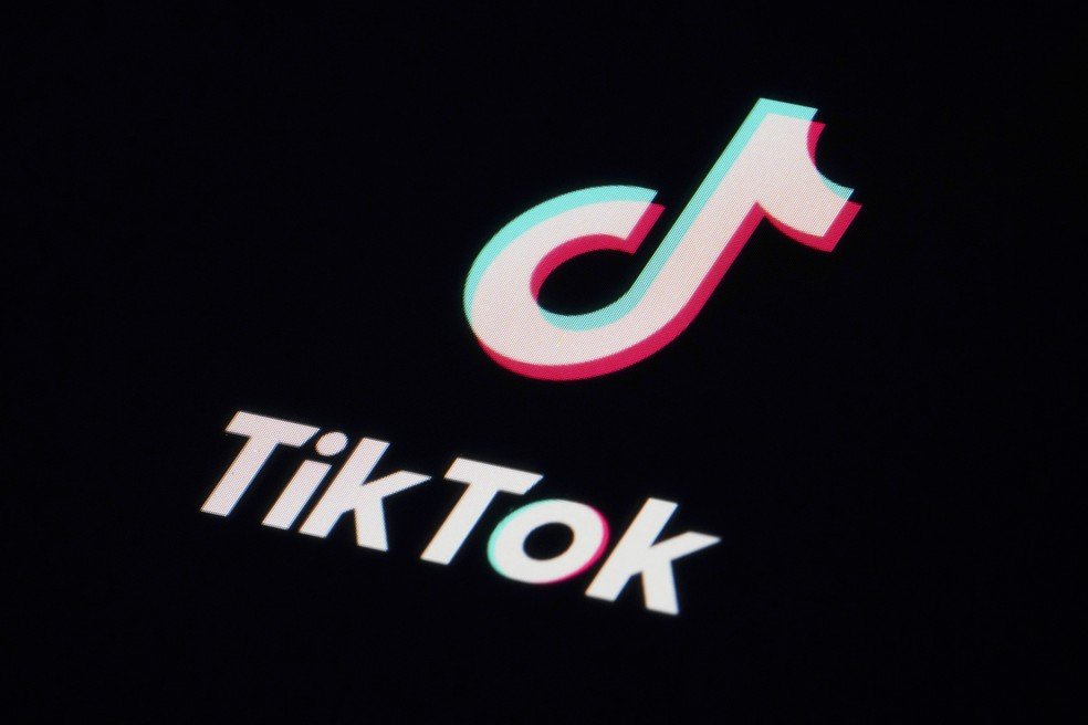 Ícone do aplicativo de compartilhamento de vídeos TikTok.