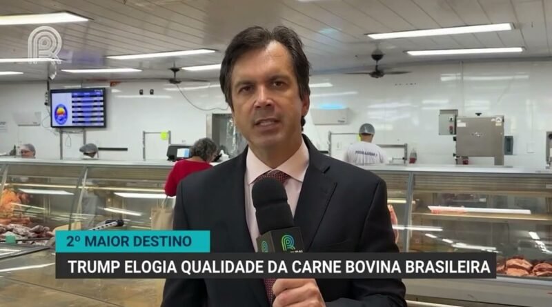 Trump valoriza carne bovina do Brasil e ressalta sua importância para os EUA
