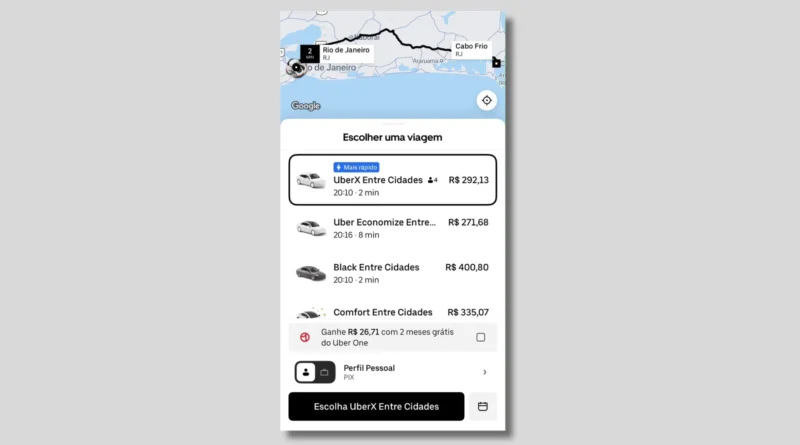 Uber apresenta nova categoria de viagens para destinos turísticos