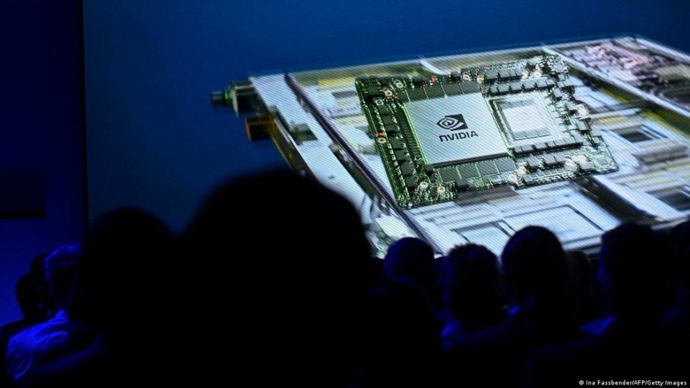 Chips da Nvidia estão no centro do ecossistema de IA.